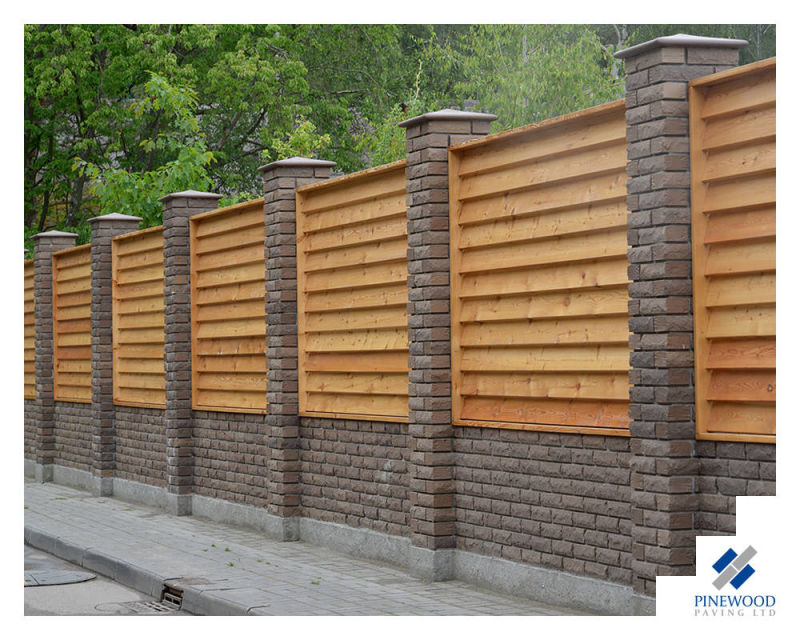 Brickwall with fencing